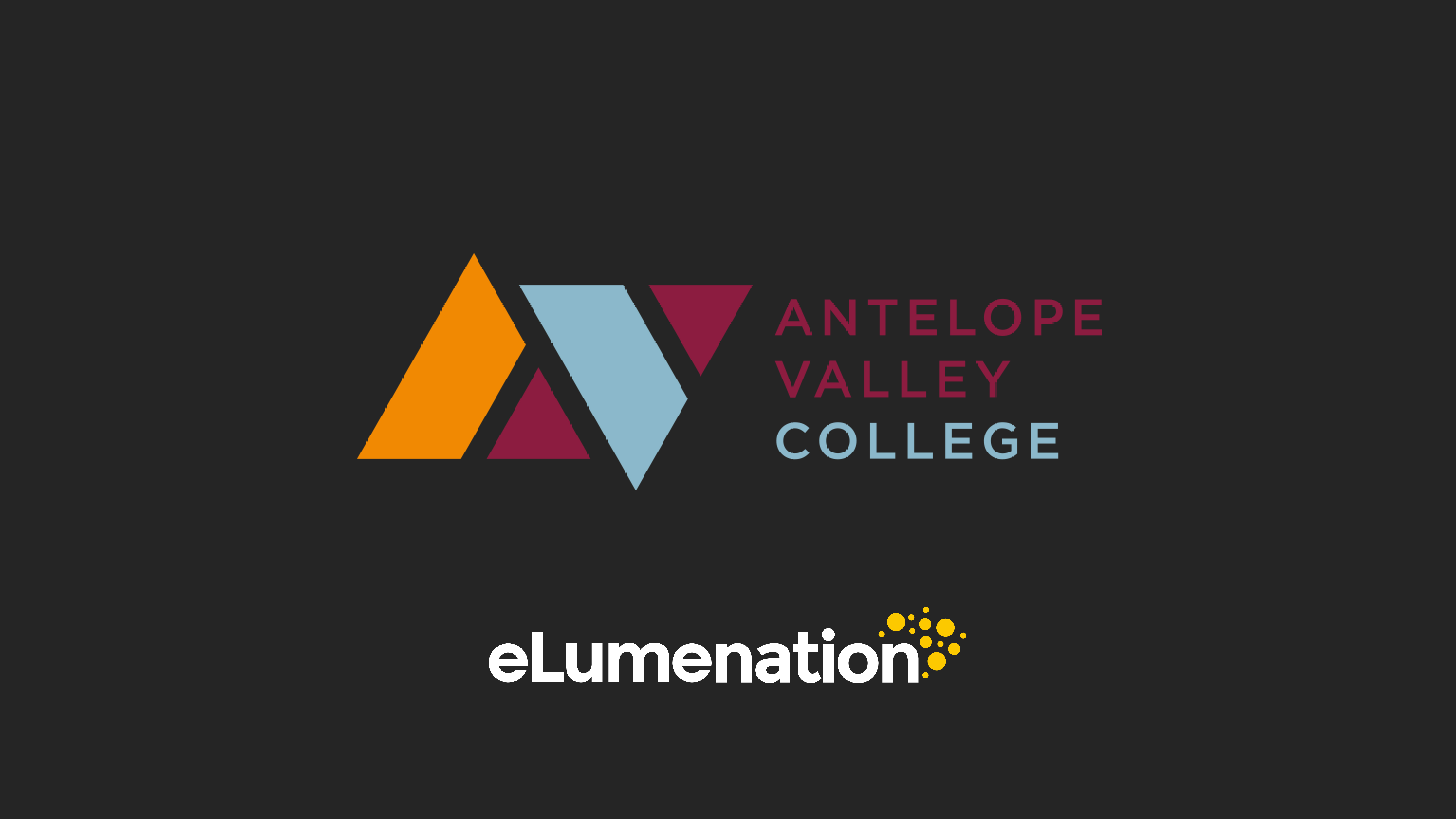 The Journey of Data Integrity! Antelope Valley College at eLumenation